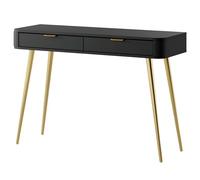 Selsey OVAL - Toeletta - 112 cm - con cassetti - nero