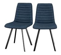 Selsey Sedia da sala da pranzo, blu scuro, 88 x 46 x 60 cm