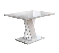 Selsey Tavolino Basso, Bianco Lucido, 100 x 70 x 60