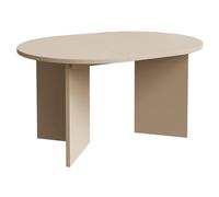 Selsey Tavolo da Pranzo Ovale Allungabile Cappuccino - Tavolo Rotondo Allungabile, Design Moderno, Estensibile da 110 a 190 cm, Laminato di Alta Qualità con Bordi ABS, Facile da Montare