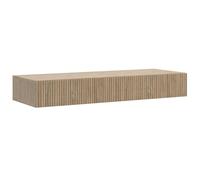 Selsey Tavolo da toeletta sospesa 110 x 17 cm con 2 Cassetti Tavolo Trucco Angolo Bellezza Rovere Oliato Nolie