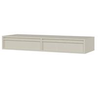 Selsey Toeletta Da Trucco Tavolo Da Trucco Con 2 Cassetti Sospeso Moderno Per Camera Da Letto 110 cm Beige Evo