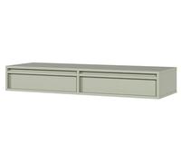 Selsey Toeletta Da Trucco Tavolo Da Trucco Con 2 Cassetti Sospeso Moderno Per Camera Da Letto 110 cm Salvia Evo