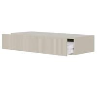 Selsey Veldio - Tavolo da toeletta con cassetto sospeso, 90 cm, colore: grigio beige