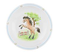 Seltmann Weiden 001.716559 Compact Mein Pony - Piatto fondo rotondo, multicolore