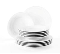 Servizio Da Tavola Seltmann Weiden Trio Bianco 12 Pezzi