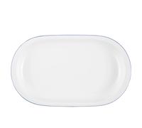 Seltmann Weiden Compact Blaurand Piatto Da Servire Ovale 33 Cm
