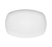 Seltmann Weiden Lido Bianco Piatto Da Servire Quadrato 31x21 Cm