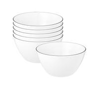 Seltmann Weiden Lido Black Line 10826 - 6 ciotole da 15 cm, colore: Nero