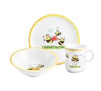 Seltmann Weiden Set compatto per bambini Busy Bees Set di stoviglie da 3 pezzi in porcellana