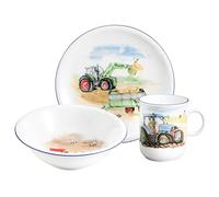 Seltmann Weiden Set compatto per bambini Il mio trattore 3 pezzi piatti in porcellana