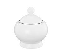 Seltmann Weiden - Zuccheriera Lido in Porcellana Dura, 0,25 l, 9,5 x 9,5 x 10,8 cm, Colore: Nero