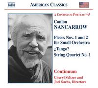 Conlon Nancarrow Pieces Nos. 1 and 2 for Small Orchestra (Continuum) (CD) Album