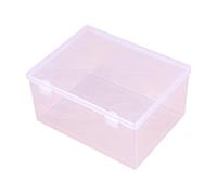 seluluory Scatola di immagazzinaggio trasparente con coperchio, in plastica trasparente, per valigie, piccolo contenitore di immagazzinaggio per Ro trasparente con coperchio