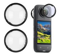 SELURK Protezioni Lenti Premium compatible con Insta 360 one X4 - Kit Protezione Obiettivo, Superficie Impermeabile, Antigraffio e Antipolvere, Accessori Fotocamera Sportiva, Alta Trasparenza