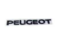 SELUVI Auto Emblema Adesivo per Peugeot 208 2019-2023, Bagagliaio Adesivo Scritta Logo Adesivo Anteriore Cofano Logo Adesivo Lettere di Emblema in ABS per Auto Accessori,Black