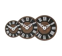 SELVA - Quadrante per orologi a cucù, con numeri romani applicati, diametro esterno: 60-110 mm, materiale: legno tornito e verniciato