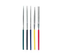 SELVA - Set di 5 lime diamantate per lavorare acciaio, vetro o ceramica, varie forme