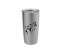 Selvaggio All'aperto Howling Lupo Grigio Bicchiere termico in acciaio inox doppia parete