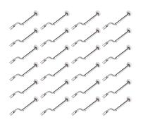 SELVFZ 20Piece Multiuso Pappa Reale Spazzole Ciotola Apicoltore In Acciaio Inox Cleaner Per Pappa Reale Strumenti di Estrazione Accessori Igienici Apiario