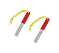 SELVFZ 2Pcs Portatile Amo Da Pesca Affilatrice Double Sided Grit Grinding Stone Con Appeso Cordino Macinazione Pietra Punta File Sharpener