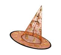 SELVFZ 5Pcs 33 centimetri alto cappello da strega punta regolabile mago gioco di ruolo cappello unisex strega costume per adulto bambino Halloween Cosplay