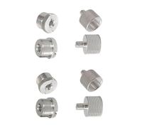 SELVFZ 8Pcs 5/8 A 1/4 A 3/8 Filettato Dado Vite Adattatore Microfono Clip Holder Filo Per Microfoni Stand Portatile Clip Adattatore Per Esterno
