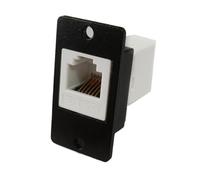 SELVFZ Accoppiatore del supporto delle flange RJ11 6P6C delle filettature per le linee telefoniche Fax e modem DSL modem DSL connettori di linea telefonica
