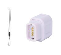 SELVFZ Adattatori di ricarica compatti antiurto per bici elettriche a 4 pin in rame e design resistente alle intemperie Compatibilità universale accessorio di ricarica per bici