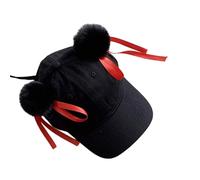 SELVFZ Bel cappello a doppio panino anime per bambini da 1 a 5 anni in cotone berretti da baseball regolabili personalità creativa copricapo accessori per foto anime doppio panino berretti da baseball