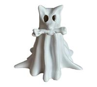 SELVFZ Bella figura cucciolo decorazione Halloween resina impermeabile figurina bambini amichevole vacanza cortile portico finestra mestiere