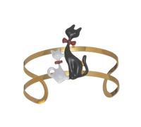 SELVFZ Braccialetto unisex regolabile in acciaio inox a tema farfalla, per regali e dichiarazioni di moda quotidiane, delicato aperto per l'uso quotidiano, Misura unica, come descritto