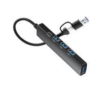SELVFZ Cavo di prolunga USB C Splitter USB C/USB maschio a 3xUSB2.0+1xUSB3.0+1xType C Splitter Cable Per PC Tastiere Laptop USB C Power Data Port
