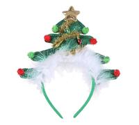 SELVFZ Cerchietto natalizio con albero di Natale, per adulti e bambini, decorazione per la stanza, fascia natalizia per feste