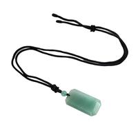 SELVFZ Collana versatile intrecciata a mano con ciondolo in cristallo lunghezza regolabile catena girocollo gioielli a strati personalizzati nodo scorrevole collana intrecciata donna, Misura unica