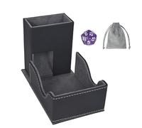 SELVFZ Compatto pieghevole Dices Roller Tower con sacchetto di immagazzinaggio per tavolo gioco di ruolo e viaggio impermeabile tavolo gioco dadi box
