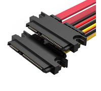 SELVFZ Configurazione universale femminile a femmina del cavo 7+15Pin per potere di dati di Satas del collegamento componente interno del computer