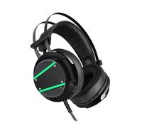 SELVFZ Cuffie da gioco con microfono integrato, retroilluminazione a LED, comode da indossare per tutto il giorno, cuffie da gioco con suono chiaro