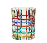 SELVFZ Dipinti a mano Bicchieri da vino senza stelo Manuale Spagna Art Bicchieri di vino di cristallo per Creative Line Bicchieri di vetro 2 St Dipinto a mano Whisky Cup