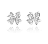 SELVFZ Dolce Metallo Hollow Line Orecchini Eleganti Bowknot Ear Pins Rame Trendy Ear Pendenti Accessori per le Donne