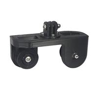 SELVFZ Doppia Ruota Staffa Treppiede Supporto Professionale Action Camera Mount Adapter Per 9 360 R Wheel Glides