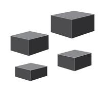 SELVFZ Elegante espositore in acrilico con più livelli, accessorio per la casa, portatile, per dessert e oggetti da collezione, espositore a più livelli
