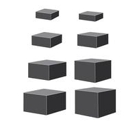 SELVFZ Elegante espositore in acrilico con più livelli, accessorio per la casa, portatile, per dessert e oggetti da collezione, espositore a più livelli