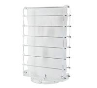 SELVFZ Espositore per perline con rotazione su entrambi i lati, elegante espositore per perline da banco con doppia faccia e funzione di rotazione in acrilico trasparente