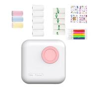 SELVFZ Etichetta fotografica compatibile con Bluetooth Elenco memo Stampa Tasca Stampante termica Stampante portatile Bambini Adesivo termico Compatibile con Bluetooth