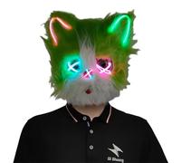 SELVFZ Il fronte pieno di cosplay animale realistico divertente di Halloween ha condotto la luce per l'animale dei bambini degli adulti