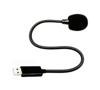 SELVFZ Microfono da gioco USB C con cancellazione del rumore e microfono a condensatore omnidirezionale regolabile a collo d'oca per PC/laptop streaming/riunioni microfono con cancellazione del rumore