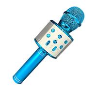 SELVFZ Microfono per karaoke con luci a LED, microfono portatile per bambini, ottimo regalo per bambini, ragazze, ragazzi, adulti