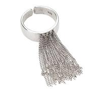 SELVFZ Multi strato anelli catena punk vintage ciondolo per uomo donna hip hop anelli moda gioielli moda