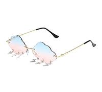 SELVFZ Nuvola con LightningBolts Cloud Occhiali UV400y Donna Polarizzati, B